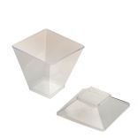 Пластиковый стакан фигурный «Sfizio Smeraldo» GP Plast (60 мл), прозрачный, 1 шт.