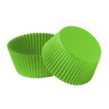 Формочки для кексов в упаковке 5 (Ø40, h - 21 мм), зелёные, 200 шт.