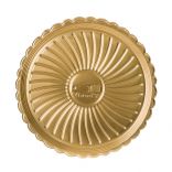 Пластиковий піднос GPP «Deco» (Ø32 см), золотий, 1 шт.