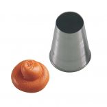 Металева насадка для кондитерського мішка Martellato BT220 (Ø35/20, h - 50 мм), 1 шт.