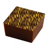 Трансфер для шоколаду «Орнамент жовтий» Pavoni SD44G (340х2650 мм), 10 шт.