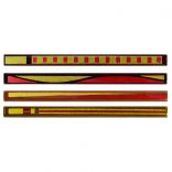 Трансфер для шоколаду «Гілочки з орнаментами» Pavoni Т907 (340х265 мм), 56 шт.