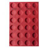 Форма силиконовая для выпечки Formasil Pavoni FF08 (Ø55/65, h - 20 мм), 24 ячейки, 1 шт.