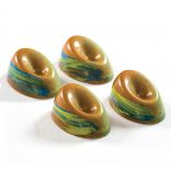 Полікарбонатна форма для шоколадних цукерок «Овальна з виїмкою» Pavoni P39 (Ø18/18 мм), 24 комірки, 1 шт.