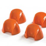 Полікарбонатна форма для шоколадних цукерок «Овальна фігурна» Pavoni PC40 (33×28 мм), 21 комірка