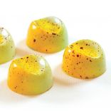 Полікарбонатна форма для шоколадних цукерок «Кругла фігурна» Pavoni PC45 (Ø30 мм), 21 комірка