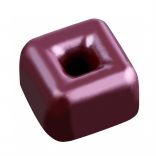  Полікарбонатна форма для шоколадних цукерок «Квадратна з отвором» Pavoni PC51 (26×26 мм), 21 комірка