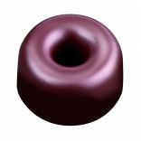 Полікарбонатна форма для шоколадних цукерок «Кругла з отвором» Pavoni PC53 (Ø28 мм), 21 комірка