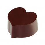 Полікарбонатна форма на магнітах для шоколадних цукерок «Серце» Pavoni MM14 (Ø30 мм), 15 комірок