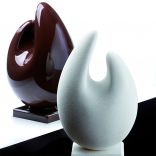 Поліетиленова форма для шоколадних скульптур Pavoni KT140 «Яйце фігурне», 1 шт.