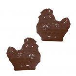 Поліетиленова форма для шоколадних фігур «Квочечка» Martellato (h - 16 мм), 16 шт.
