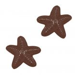 Поліетиленова форма для шоколадних фігур «Морскі зірки» Martellato (h - 9 мм), 4 шт.