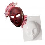 Пластиковая форма для шоколадных скульптур «Маска большая» Martellato (130x180x60 мм), 1 шт.