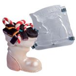 Пластиковая форма для шоколадных скульптур «Башмак со сладким» Martellato MAC421S (h - 180 мм), 1 шт.