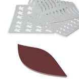 Силиконовый лист для шоколадного декора «Лепесток» Martellato CHASIL22 (75х33 мм), 25 ячеек, 1 шт.