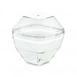 Пластиковый стакан для десертов «Solitario» Polo Plast (180 мл), прозрачный, 1 шт.