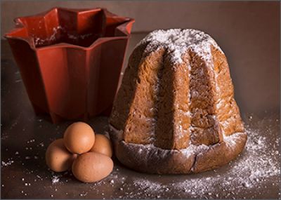 Силіконова форма для випікання Happy Flex Pandoro 1 kg (Ø180, h=125 мм), HF04008