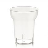 Пластиковий стакан для напоїв «Granita» Polo Plast (250 мл), прозорий, 1 шт.