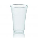 Пластиковий стакан для напоїв Polo Plast (350 мл), прозорий, 1 шт.