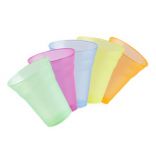 Пластиковий стакан для напоїв Polo Plast (350 мл), зелений, 1 шт.