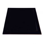 Пластиковий піднос GPP «Delos Tray» (22х22 см), чорний, 1 шт.