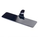 Прямокутний пластиковий піднос Pavoni (13х3,8 см), чорний, 1 шт.