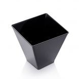 Пластиковий стакан квадратний «Sfizio» GP Plast (60 мл), чорний, 1 шт.