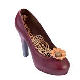 Пластикова форма для шоколадних скульптур «Туфель жіночий» Martellato (h - 120 мм), 1 шт.