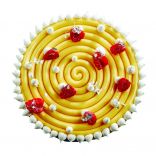 Силіконова форма для декорування десертів Ipnosi Grante TOP06 (Ø160, h - 10 мм), 1 комірки