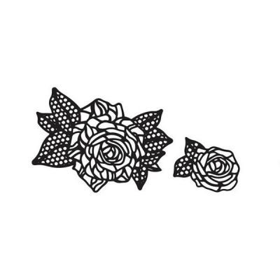 Силиконовый коврик для айсинга Silikomart ROSES TRD14
