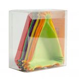 Формочки для тортів трикутні в упаковці ТР-102 (102х78х25 мм), Мікс-2, 100 шт.