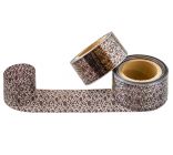 Стрічка бордюрна з друком «Морські камінчики» (ширина - 9 см, рулон - 100 м, щільність - 40 мкм), прозора