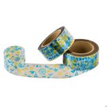 Лента бордюрная с печатью «Путешествие-3» (ширина - 9 см, рулон - 100 м, плотность - 40 мкм), прозрачная