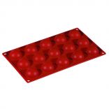 Форма силіконова для випікання Semisfera Pavoni FR003 (Ø40 мм, h - 20 мм), 15 комірок, 1 шт.