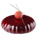 Форма силіконова для десертів Plissee Pavoni KE013 (Ø180, h - 47 мм), 1 шт.